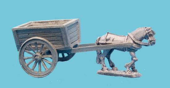 Tumbril Cart - Wooden Sides and Back
